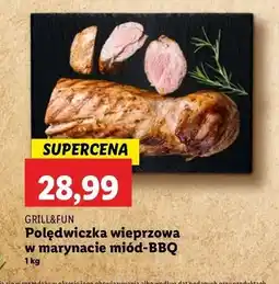 Lidl Polędwiczka wieprzowa miód bbq Grill And Fun oferta