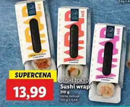 Lidl Wrap tatar z łososia omletem Sushi Tokyo oferta