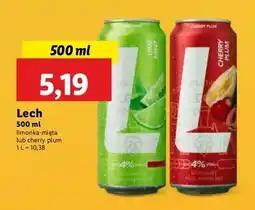Lidl Piwo Lech Cherry Plum oferta