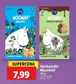 Lidl Ciasteczka muminki Fazer oferta