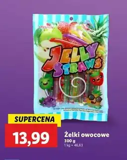 Lidl Żelki owocowe jelly straws Speshow oferta