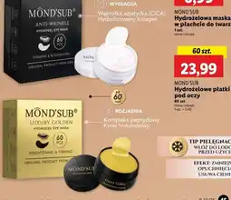 Lidl Płatki pod oczy luxury golden Mond'sub oferta