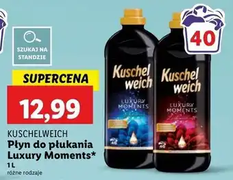 Lidl Płyn do płukania passion Kuschelweich Luxury Moments oferta