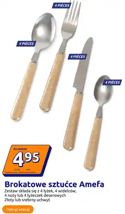 Action Brokatowe sztućce Amefa oferta
