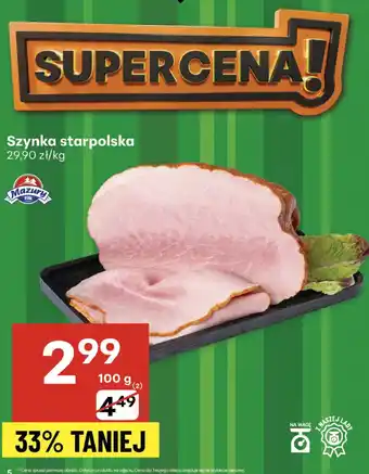 Delikatesy Centrum Szynka staropolska Mazury oferta