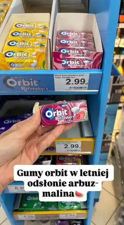 Dino Guma do żucia Orbit Refreshers wafer o smaku arbuz-malina oferta