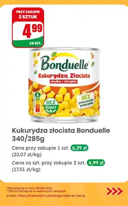 Dino Kukurydza złocista Bonduelle 340/285g oferta