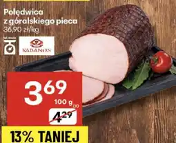 Delikatesy Centrum Polędwica z góralskiego pieca Kabanos oferta