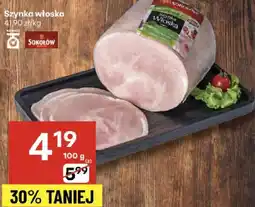 Delikatesy Centrum Szynka włoska Sokołów oferta