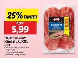 Lidl Kindziuk XXL z pieprzem Pikok Premium oferta