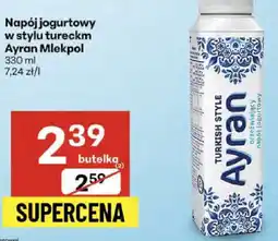 Delikatesy Centrum Napój jogurtowy w stylu tureckim Ayran Mlekpol oferta