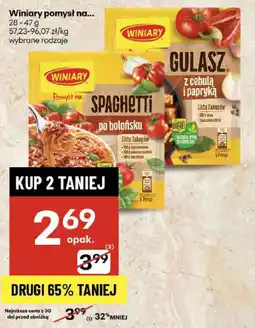Delikatesy Centrum Przyprawa Winiary pomysł na... 28-47 g oferta
