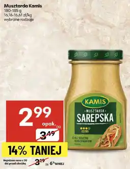 Delikatesy Centrum Musztarda Kamis sarepska 180-185 g oferta