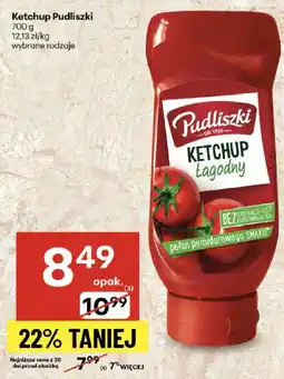Delikatesy Centrum Ketchup Pudliszki łagodny 700 g oferta