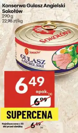 Delikatesy Centrum Konserwa gulasz angielski Sokołów oferta