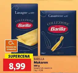 Lidl Makaron lasagne Barilla oferta