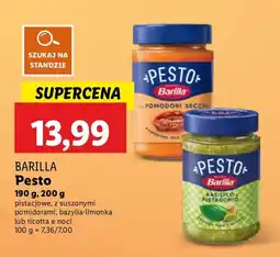 Lidl Pesto pistacjowe Barilla oferta