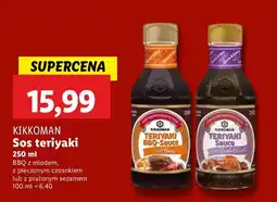Lidl Sos teriyaki BBQ z miodem Kikkoman oferta