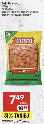 Delikatesy Centrum Migdały Kresto oferta