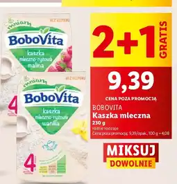 Lidl Kaszka mleczna Bobovita oferta