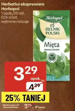 Delikatesy Centrum Herbata ekspresowa Herbapol Mięta oferta