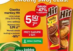 Żabka Ciastka Hit różne rodzaje oferta