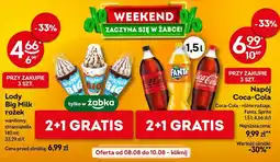 Żabka Lody Big Milk rożek waniliowy, stracciatella oferta