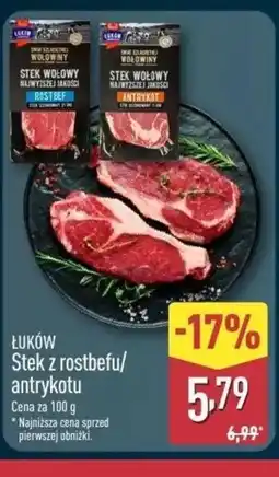 ALDI Stek wołowy Łuków oferta