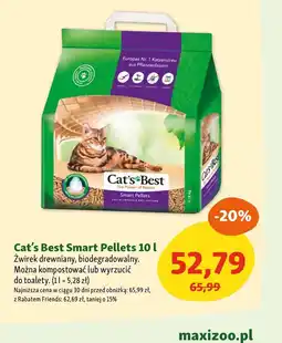 Maxi Zoo Żwirek drewniany Cat' s best oferta