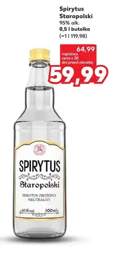 Kaufland Spirytus Staropolskie oferta