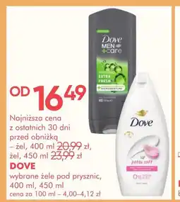 SuperPharm Żel pod prysznic Dove oferta