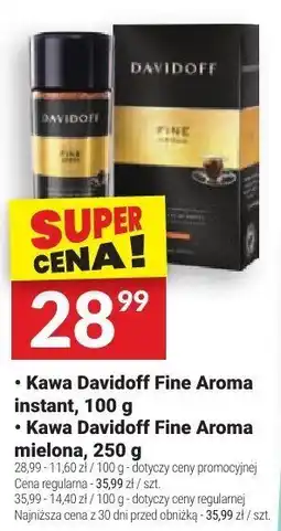 Twój Market Kawa Davidoff Fine Aroma instant oferta