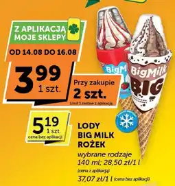 ABC Lody Big Milk rożek oferta