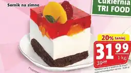 Prim Market Ciasto Sernik na zimno CUKIERNIA TRI FOOD oferta