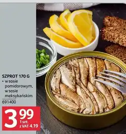Selgros Szprot w sosie pomidorowym Graal oferta