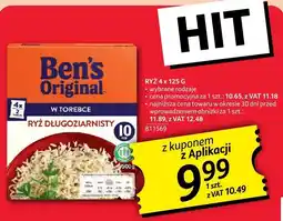 Selgros Ryż Ben's Original długoziarnisty 4x125g oferta