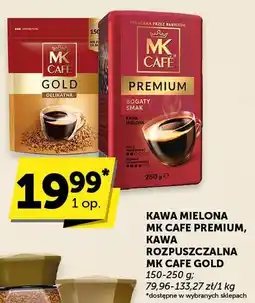 Groszek Kawa mielona MK Cafe Premium, kawa rozpuszczalna MK Cafe Gold oferta
