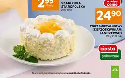 Stokrotka Tort śmietankowy z brzoskwiniami Janczewscy oferta