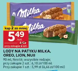 Stokrotka Lody na patyku Milka, Oreo, Lion, Nuii Nestle oferta