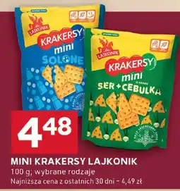 Stokrotka Krakersy mini Lajkonik, wybrane rodzaje oferta