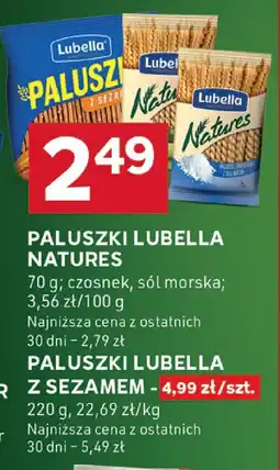 Stokrotka Paluszki Lubella Natures czosnek/sól morska oferta