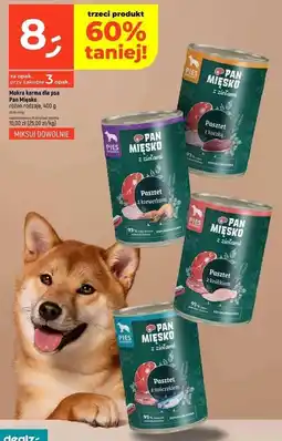 Dealz Pasztet dla psa z kaczką Pan Mięsko oferta