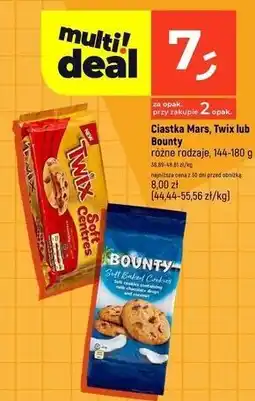 Dealz Ciastka z kawałkami czekolady i karmelowym nadzieniem Twix Soft Centres oferta