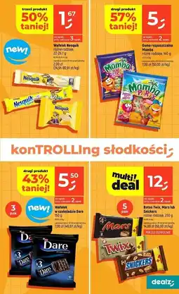 Dealz Baton w czekoladzie mlecznej Nesquik oferta