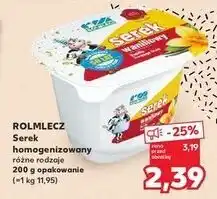 Kaufland Serek waniliowy Rolmlecz oferta