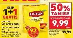 Kaufland Herbata Lipton Yellow Label Tea oferta