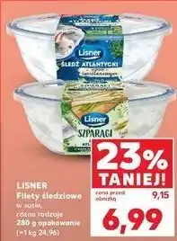 Kaufland Filety śledziowe w sosie śmietanowym ze szparagami Lisner oferta