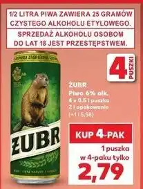 Kaufland Piwo Żubr 1768 oferta