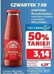 Kaufland Passata z czosnkiem Dawtona oferta