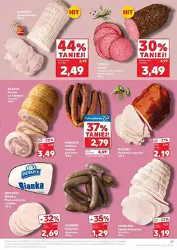 Kaufland Schab śnieżny Kabanos oferta